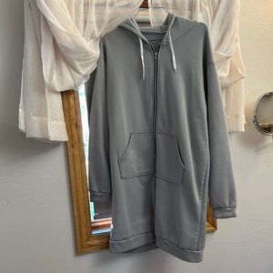 Amazon Gray Zip-Up Hoodie
